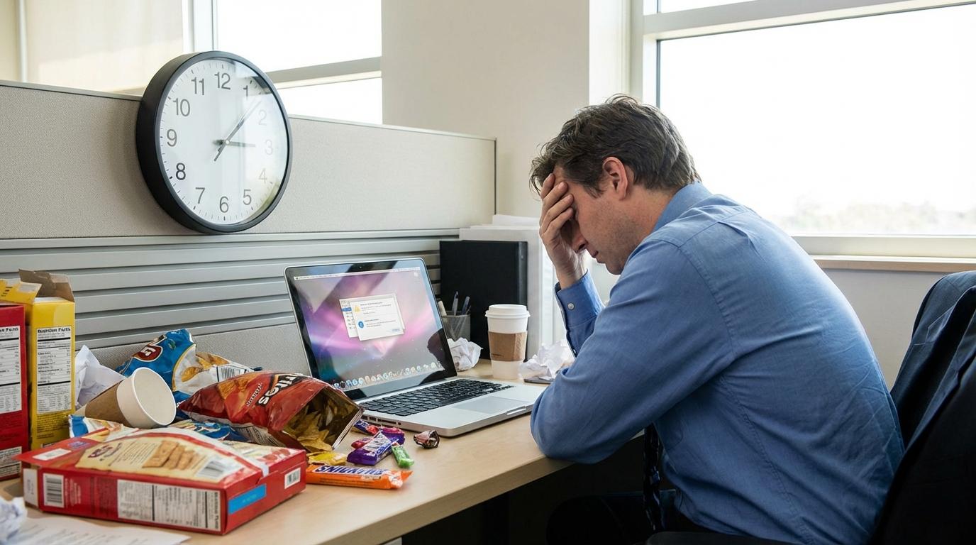 When lunch is late and snacks take over: what to change first